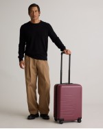 Expandable Carry-On Hard Shell Suitcase - 21 - Wine