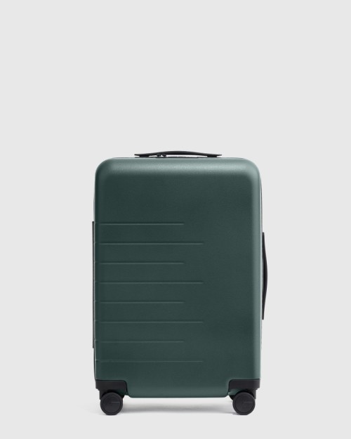 Carry-On Hard Shell Suitcase - 21 - Dark Green