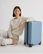 Carry-On Hard Shell Suitcase - 21 - Blue