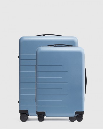 Carry-On 21 & Check-In 24 Hard Shell Suitcase Bundle - Blue