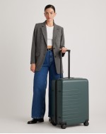 Expandable Check-In Hard Shell Suitcase - 24 - Dark Green