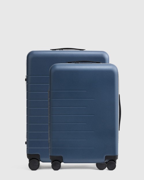 Carry-On 21 & Check-In 24 Hard Shell Suitcase Bundle - Navy