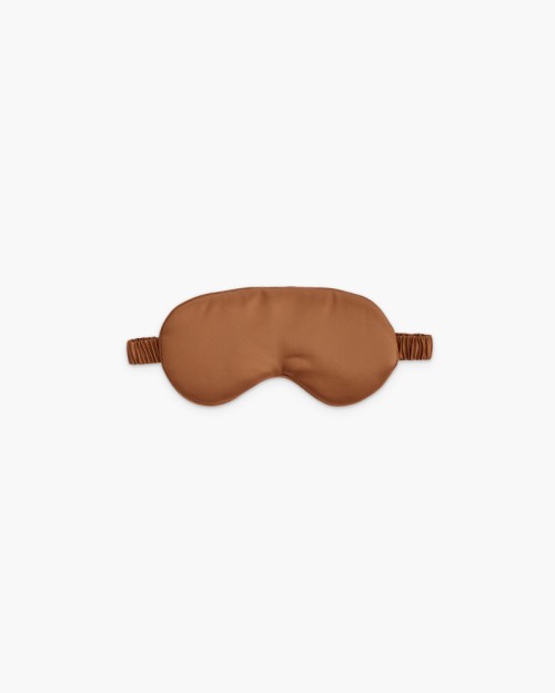 Mulberry Silk Beauty Sleep Mask - Terracotta