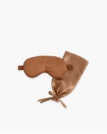 Mulberry Silk Beauty Sleep Mask - Terracotta