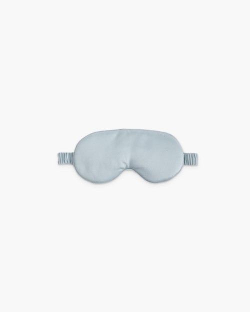 Mulberry Silk Beauty Sleep Mask - Light Blue