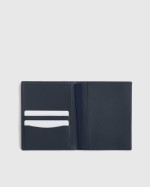 Nappa Leather RFID Blocking Passport Holder - Navy