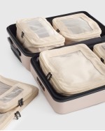 Eco Compression Packing Cubes (6-pack) - Beige