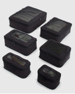 Eco Compression Packing Cubes (6-pack) - Black