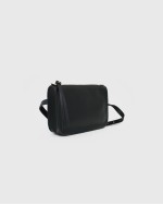 100% Italian Nappa Leather Belt Bag - Black