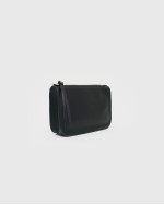 100% Italian Nappa Leather Belt Bag - Black