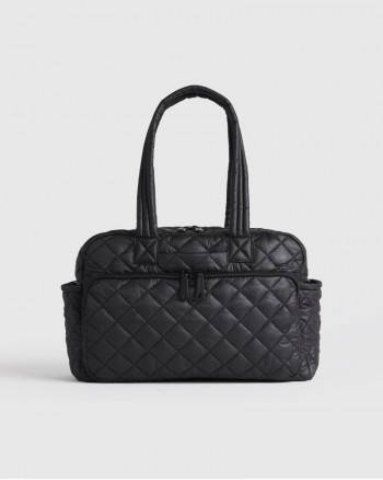 Transit Quilted Duffle Bag - Black