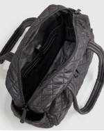 Transit Quilted Duffle Bag - Black