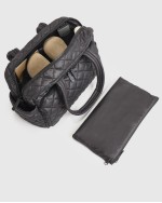 Transit Quilted Duffle Bag - Black