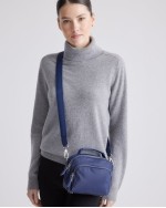 Revive Nylon Camera Crossbody - Navy