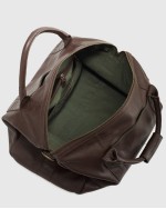 Nappa Leather Duffle Bag - Dark Brown