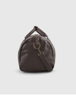 Nappa Leather Duffle Bag - Dark Brown