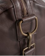 Nappa Leather Duffle Bag - Dark Brown