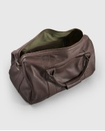 Nappa Leather Duffle Bag - Dark Brown